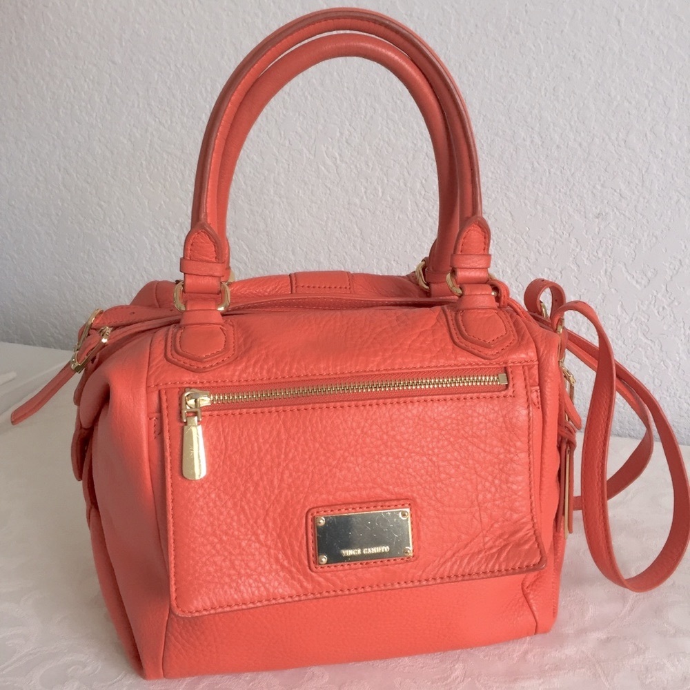 Vince camuto coral convertible leather 2 way bag
